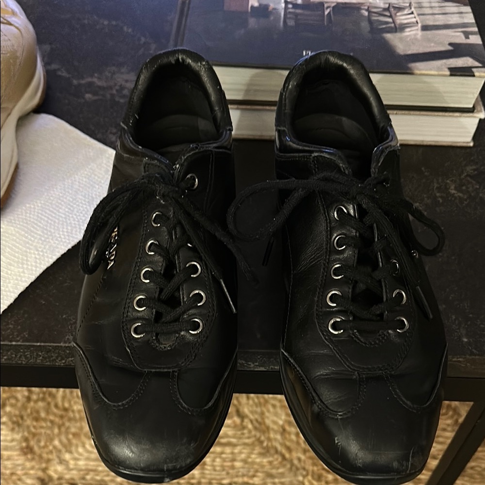 Black Prada sneakers women’s size 8 1/2